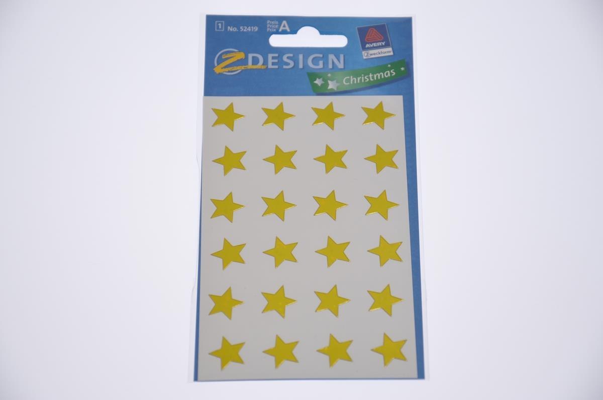 STICKERS 80X160 HOLOG STARS ZLO 52419 ZF B/C